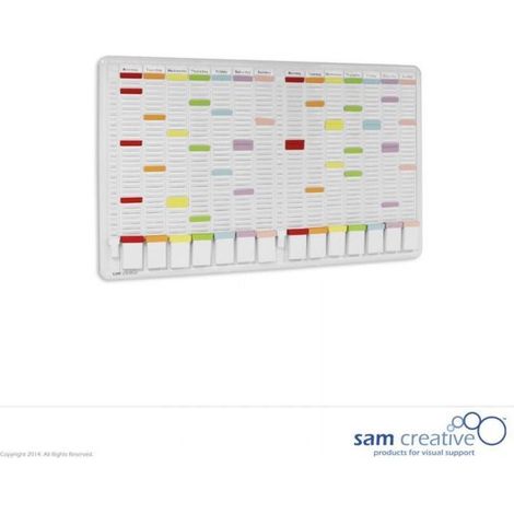 Agenda a 16 colonne e 32 scomparti 60x101 cm (1/4)