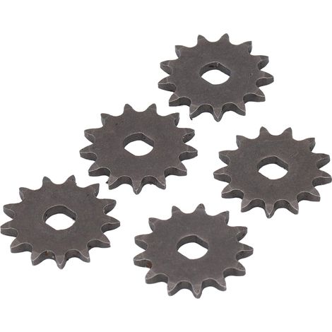 Catena pignone T8F 13T, 5 pezzi, diametro interno 0,4 pollici per motore mini pocket bike, scooter elettrico e ATV da 47cc e 49cc. (1/5)
