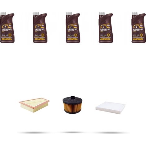 Kit tagliando 3 FILTRI e 5L OLIO compatibile con Renault Megane III 1.2 TCE 97kw dal 2013 (1/5)
