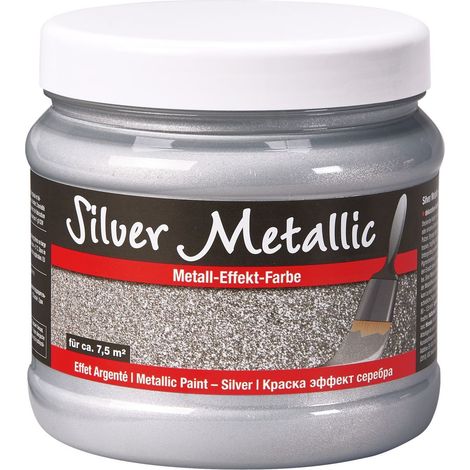 Decotric Effekt Lasur 750 ml,Silver Metallic Struktur- & Effektfarbe