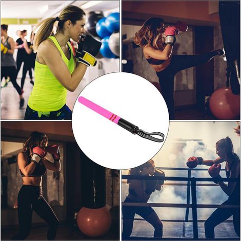 Cible d'entraînement de boxe résistante - Punching ball pour fitness et arts martiaux - Équipement de frappe rouge