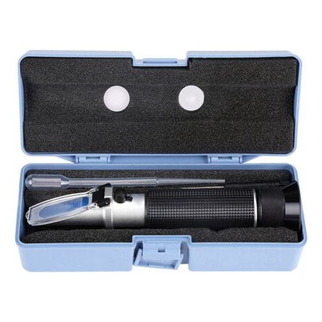 Testeur Portable d'alcool, 0-80% Réfractomètre Testeur D'outil de Mesure de la Teneur en Alcool avec Compensation Automatique de la Température 030℃ (1/5)