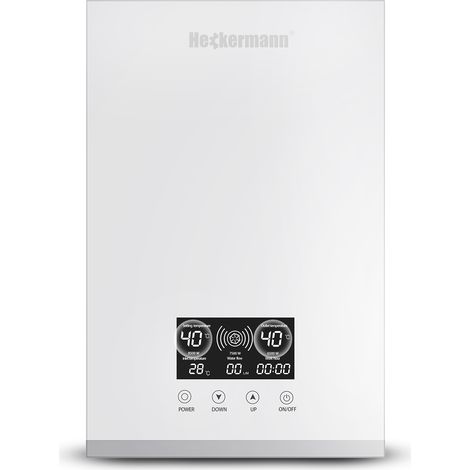 Calentador de agua eléctrico instantáneo Heckermann SL-A7-85 de 8,5 kW