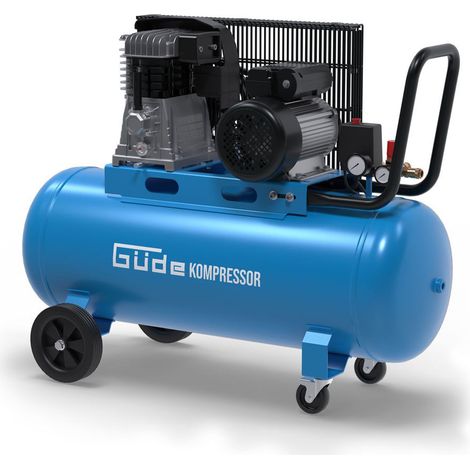 Güde Kompressor 2-Zylinder-Aggregat Werkstatt Kompressor 420-10-100 230V 100 L (1/5)