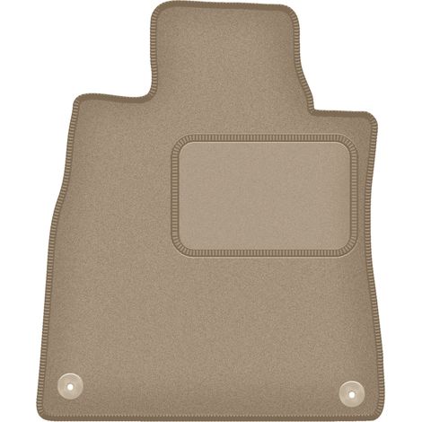 Tapis de sol conducteur en velours beige pour : Mercedes Classe S C217 Coupé (2014-2020) (1/5)