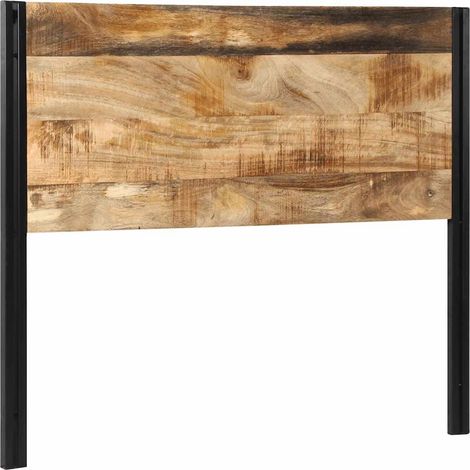 Tête de lit,Panneau décoratif 120 cm bois massif manguier et fer CFW9205382 (1/5)