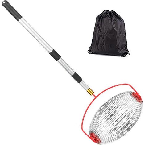 Rouleau supérieur compatible avec le ramasse-noix et le sac de rangement. Poignée réglable. Conception sans dommage. Ramasse-noix de pécan et noix à rouleau supérieur. (1/5)