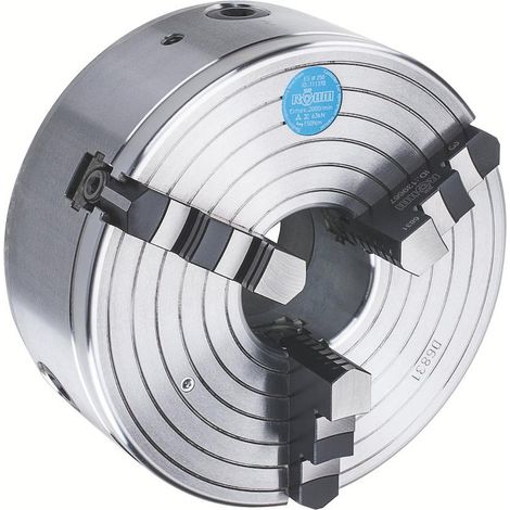 Röhm ES 250, 3 mors, DIN 6351, forme A, corps acier - 111370 (1/3)