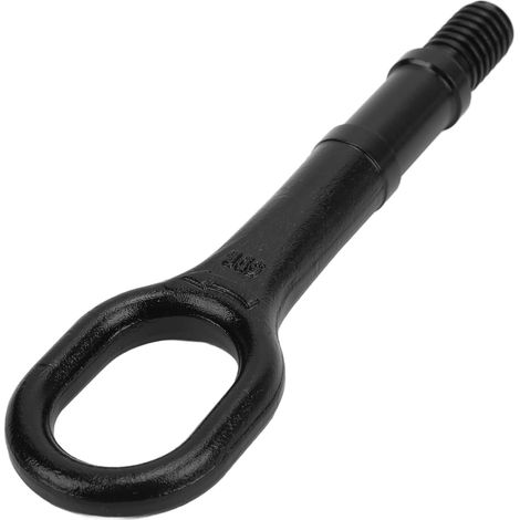 Pare-Chocs Anneau de Remorque, 1T0 805 615A Noir Boulon De Crochet De Remorquage Pare-Chocs Remorque Anneau Boucle Crochet de Remorquage Robuste pour R32 EOS CC (1/5)