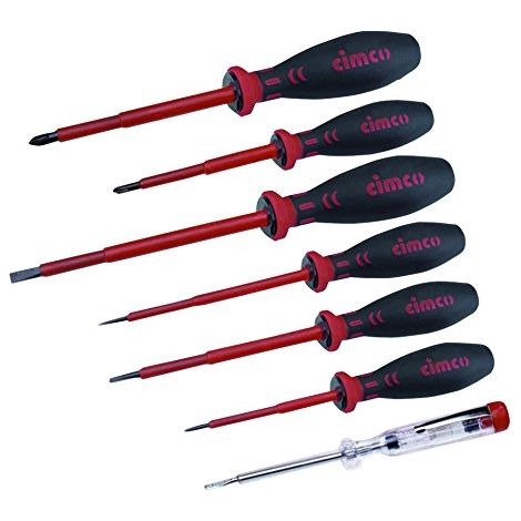 Cimco, Set di cacciaviti per elettricista, 7 pz. - 117800