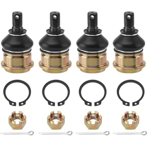 4x Rotules de suspension avant supérieures et inférieures pour Yama-ha Grizzly 700 550 FI 4x4 Kodiak 450 700 2013-2024 3B4-23579-01-00 3B4-23579-00-00 (1/4)