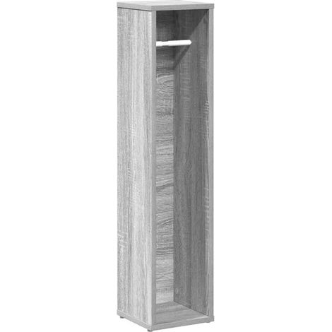 Maison Exclusive - Badezimmerschrank mit Rollenhalter Grau Sonoma