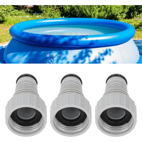 3 Pièces Adaptateur de Tuyau Flexible pour Vanne de Vidange Raccordement Intérieur Filetage G3/4 (1/5)