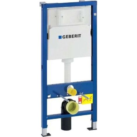Geberit – Élément pour WC suspendu 112 cm – Réservoir encastré Delta 12 cm – Bâti support WC réglable – Installation rapide et efficace (1/10)