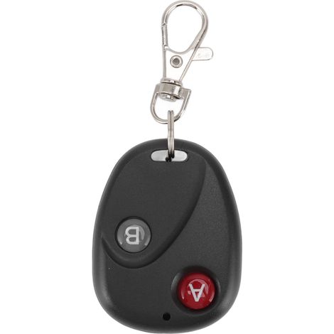 Télécommande universelle 433MHz pour portail et garage, code apprenant, portée 100m, boîtier ABS robuste, pile 12V incluse (1/5)