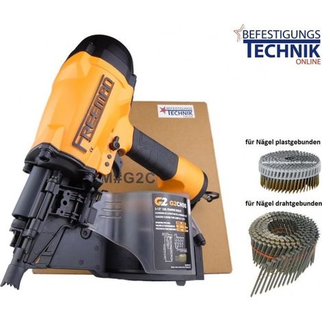 Freeman Coilnagler G2 FMCN90 45-90mm für Coilnägel 16° draht und plast Tjep PC90 3,4kg No-EN15041