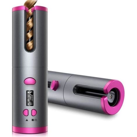 Fer à Friser Sans Fil eTakin® - Affichage LCD et Minuterie - 6 Températures Réglables - Par USB de Voyage (1/4)