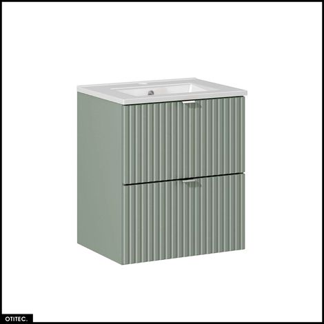 Meuble sous vasque - 50 cm - avec Vasque à encastrer - ROSEAU (1/5)