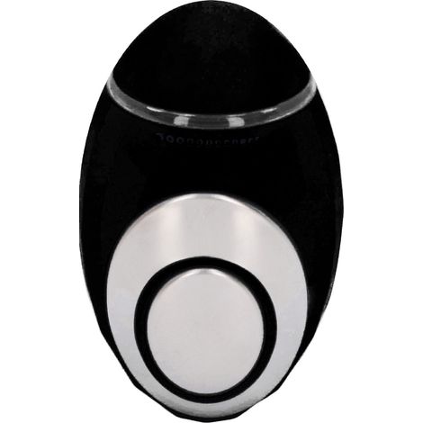 Appareil portable d'aide au sommeil, réduit le stress et l'anxiété, intensité de vibration réglable, instrument de sommeil portable noir (1/5)