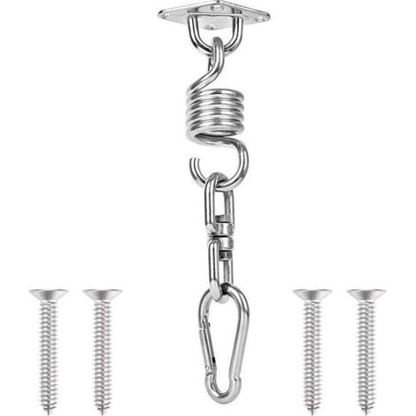 Suspension - Acier Inoxydable 304 - Pour Poutre Bois - Charge Max 200 Kg - Crochet Pivotant 360° - Kit ×1 (1/5)