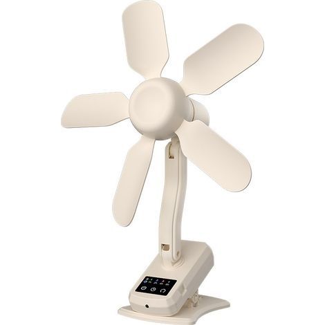 Ventilateur de Lit à PinceOscillant, avec Télécommande, pour Bureau, Chambre -