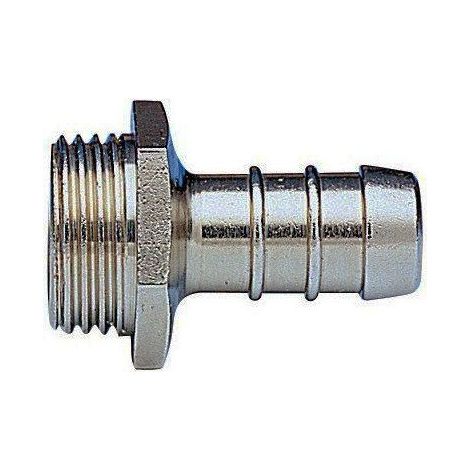 Raccordo portagomma a maschio 3/4", nichelato G0661N05 - - ENOLGAS - - (1/2)