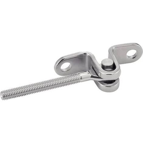 5 Embouts Filetés Mural Articulé Pas à Droite 5 mm - Inox A4 - D-Work (1/4)