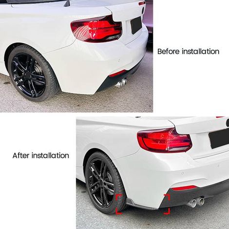 A pair of rear corner stickers for BMW 2 Series F22 F23 M Sport (2015-2019) (1/5)
