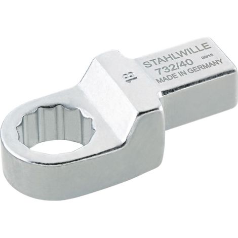 Stahlwille herramienta de anillo 732/40 24 abertura de llave 24 mm 14 x 18 mm - 58224024 (1/2)
