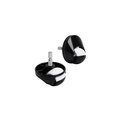 2 Pièces Roue de Roulette de Remplacement pour l'assemblage de Roulettes pour Aspirateur 500 600 700 800 900 series 560 620 650 770 780 880 980 960,Roues de Remplacement pour Aspirateurs Robot (1/5)