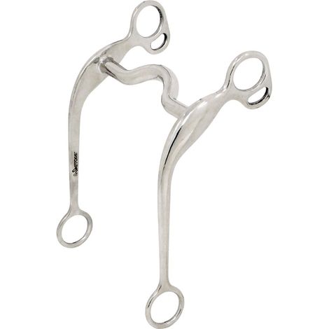 Morso western in acciaio inox pieno a collo d'oca 12 mm