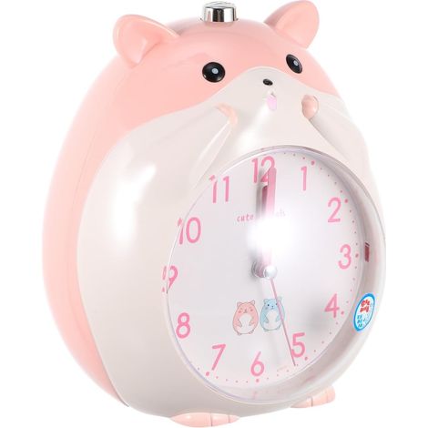 GARVALON Réveil Garçon Fille Silencieux Lumineux Hamster (1/5)