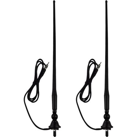 Adatta per due antenne radio marine, compatibile con radio AM/FM, realizzata in materiale flessibile impermeabile universale, supporta segnali DAB e può essere utilizzata anche come antenna TV per est