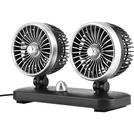 Ventilateur de Refroidissement Voiture 12 V avec Rotation à 180 ° (1/5)