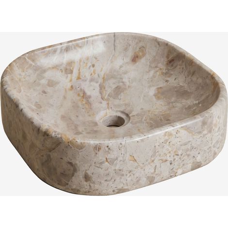 Lavabo en piedra natural Francesca SKLUM         40 x 40 cm (1/5)