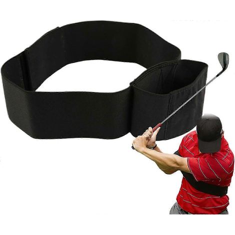 Aide à l'entraînement de golf TRS Slider, élastique en nylon pour l'entraînement du swing, brassard d'entraînement au swing pour débutants, aide à la correction du swing ajustable. (1/5)