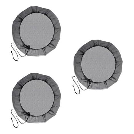 Lot de 3 filets pour citerne de pluie avec revêtement élastique (1/5)
