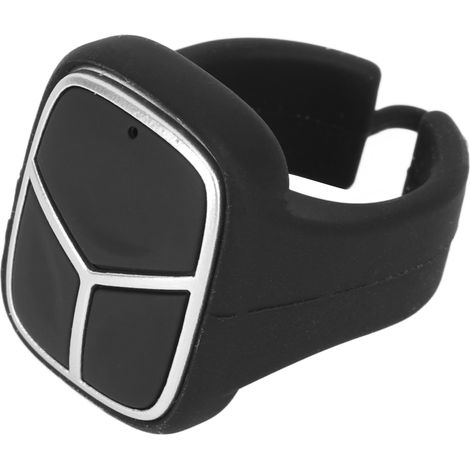 Télécommande Bluetooth sans fil avec voyant lumineux, fonction tourne-pages, déclencheur photo à distance et bouton selfie