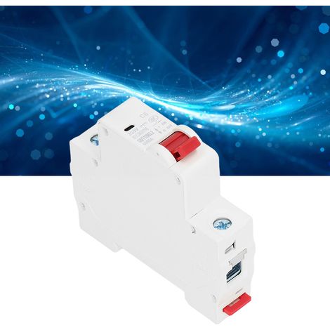 Disjoncteur miniature DZ47-63Z C6 1P (CC) pour systèmes photovoltaïques solaires, 6 A, montage sur rail DIN, basse tension CC 250 V, pouvoir de coupure 6000 A (1/5)