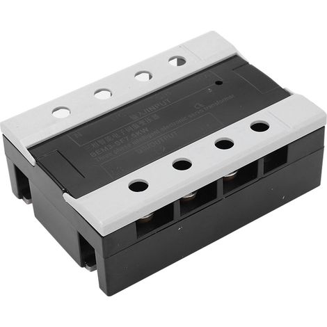 Transformateur triphasé 7,5 kW pour servomoteur, convertisseur de tension électronique intelligent, entrée 360-420 V, sortie 200-230 V, régulateur automatique, usage industriel, boîtier robuste. (1/5)