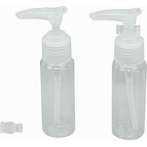 TRADE SHOP - Set 4pz Bottiglia Da Viaggi Vuota Trasparente 30ml Dispenser Con Erogatore 79388 -