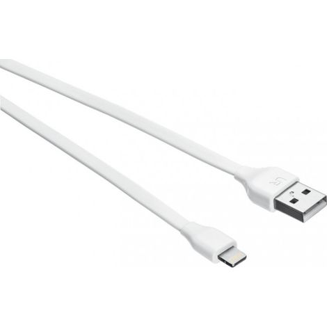 Trust cavo flat lightning cable 1m white caricare e sincronizzare l'iphone 20345 (1/5)
