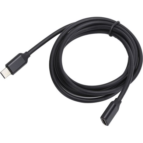 Câble d'extension USB-C mâle-femelle 1,5 mètres, 60W 3A pour charge rapide, adaptateur de connexion (1/5)