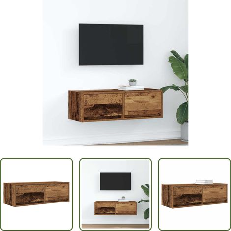 TV-Schrank Altholz -  TV-Schrank Altholz-Optik 80x31x25,5 cm Holzwerkstoff (1/5)