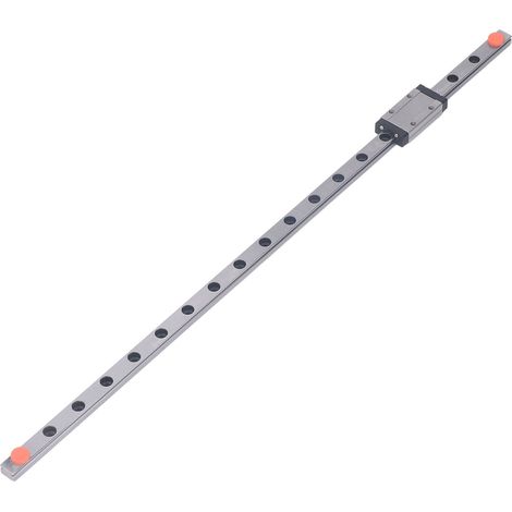 Linearführungsschiene 400 mm, Mikrobewegungsgleiter mit Verlängerungsgleiter, Lagerstahl für 3D-Drucker und CNC-Maschinen (1/5)