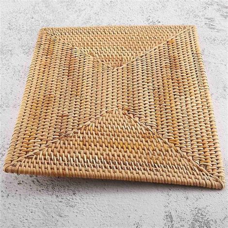 Stück rutschfeste Tischsets aus Rattan, hitzebeständig (1/5)