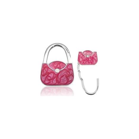Crochet de Sac à Main, Antidérapant Accroche Sac Pliable en métal, porte sac à main table, accroche sac a main pour table,idée Cadeau pour Femme, pour Table ou Bureau Suspension Sac à Main (1/5)