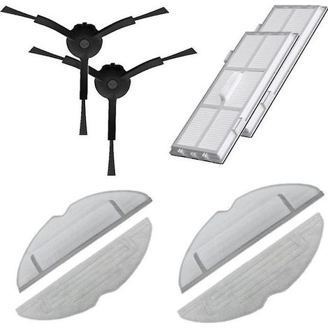 Pièces de rechange pour aspirateur robot S8 / S8 + / S8 Pro / G20 Filtre principal / brosse latérale (1/3)