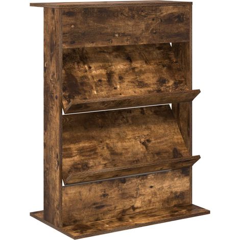 Magazinregal Geräucherte Eiche 70 x 41 x 96 cm Holzwerkstoff vidaXL