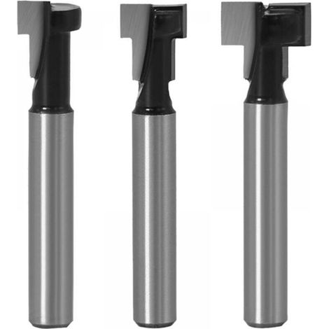 T-slot cutter, T-slot cutter form cutter, 3 pieces, 7.96 mm, 9.52 mm, 12.7 mm (1/5)